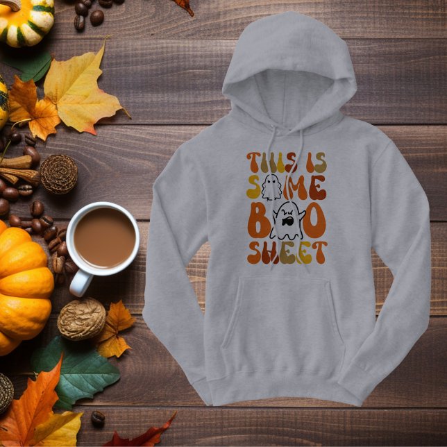 Halloween This Is Some Boo Sheet Retro Vibes Ghost Hoodie (Creator Uploaded)