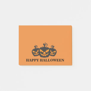 Halloween Three  Angry Pumpkin Post-it Notes