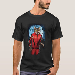 Halloween Thriller Cat T-Shirt