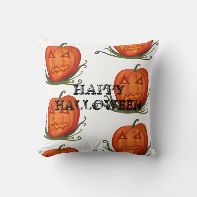 Halloween Throw Cushion (Front)
