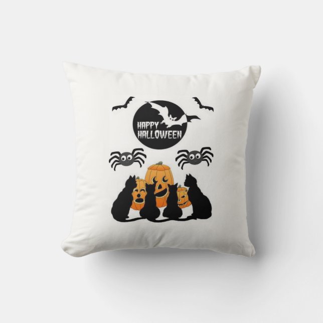 Halloween Throw Pillow (Front)