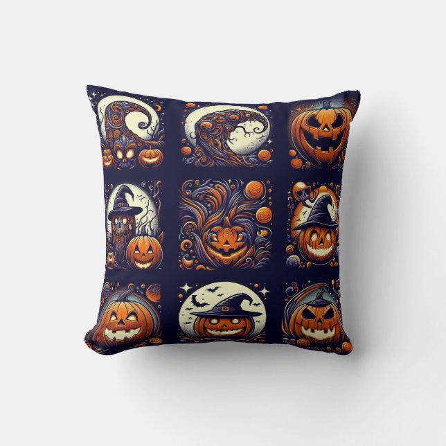 Halloween Throw Pillow (Front)