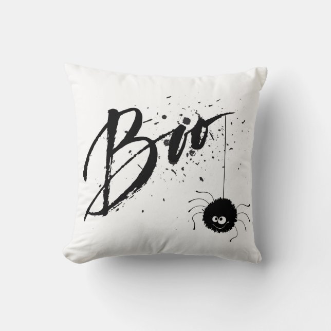  Halloween Throw Pillow (Front)