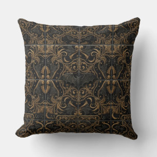 Halloween Throw Pillow Dark Bat Gothic