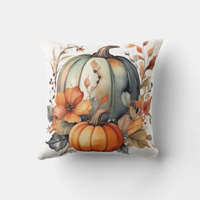 Halloween Throw Pillow - Decorative Cushion  (Back)