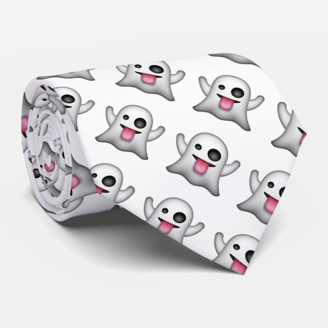 Halloween Tie/Cute Ghost Tie (Rolled)