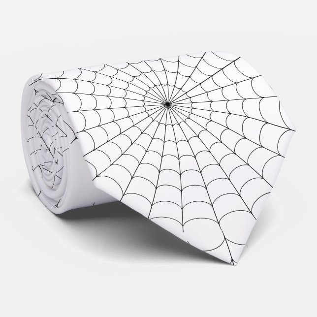Halloween Tie/Spider Web Tie (Rolled)
