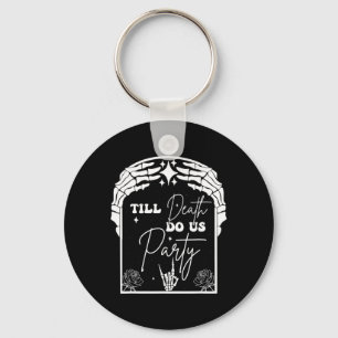 Halloween Til Death Do Us Party Chelorette Matchin Key Ring