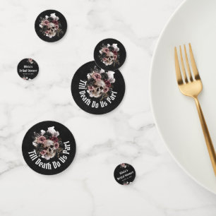 Halloween Till Death Do Us Part Bridal Shower Confetti