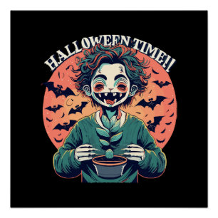 Halloween time, but its actually happy time! poster