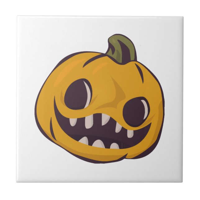 Halloween Time  Ceramic Tile (Front)