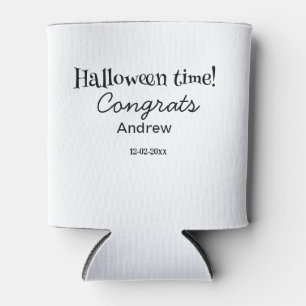 Halloween time congrats add name date year graduat can cooler