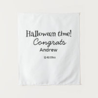 Halloween time congrats add name date year graduat