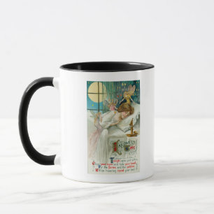 Halloween Time Fairies Around Sleeping Woman Mug