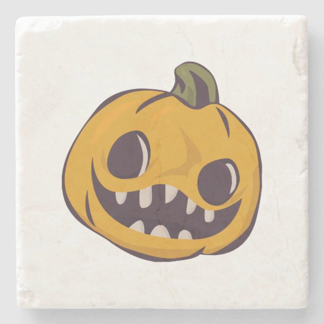 Halloween Time  Stone Coaster (Front)