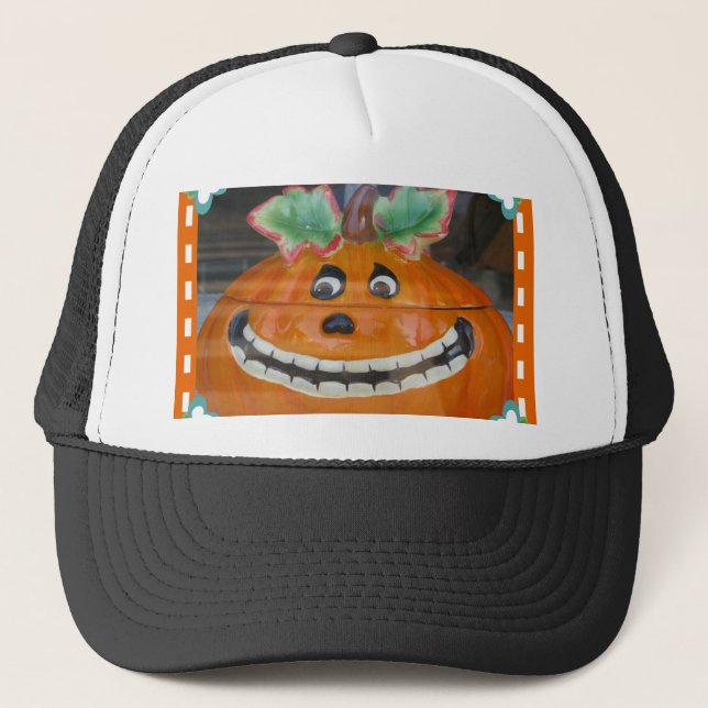 Halloween Time Trucker Hat (Front)