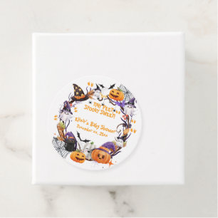 Halloween Tiny Feet, Spooky Sweet Baby Shower Favour Tags