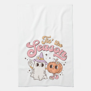 Halloween Tis the Season Tea Towel