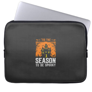 Halloween Tis The Season To Be Spooky Design_1 Laptop Sleeve
