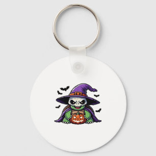 Halloween Tortoise Turtle Witch Hat Costume Spooky Key Ring