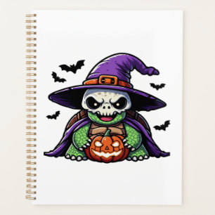 Halloween Tortoise Turtle Witch Hat Costume Spooky Planner