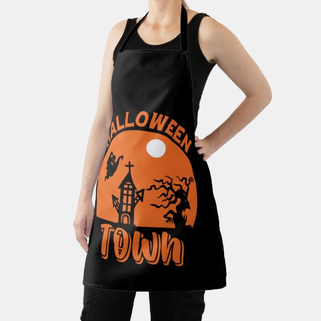 Halloween Town Apron (Insitu)