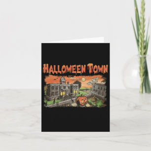 Halloween Town Est 1998 Halloween Party Cute Hallo Card