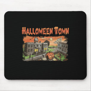 Halloween Town Est 1998 Halloween Party Cute Hallo Mouse Pad