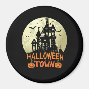 Halloween Town – Haunted House - Full Moon Magnet