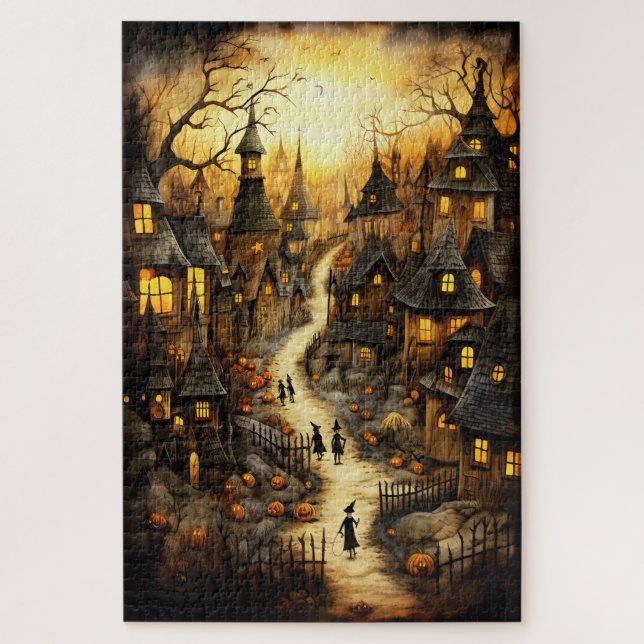 Halloween Town Jigsaw Puzzle (Vertical)