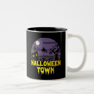 Halloween Town Two-Tone Coffee Mug