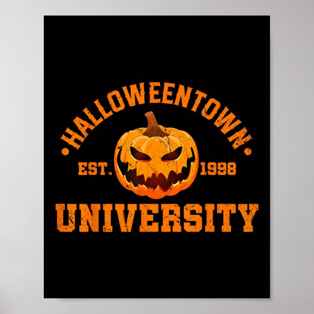 Halloween Town University Est 1998 Pumpkin Hallowe Poster (Front)