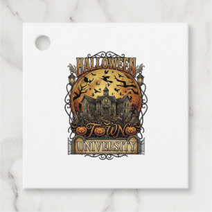 Halloween Town University Haunted Mansion Spooky C Favour Tags