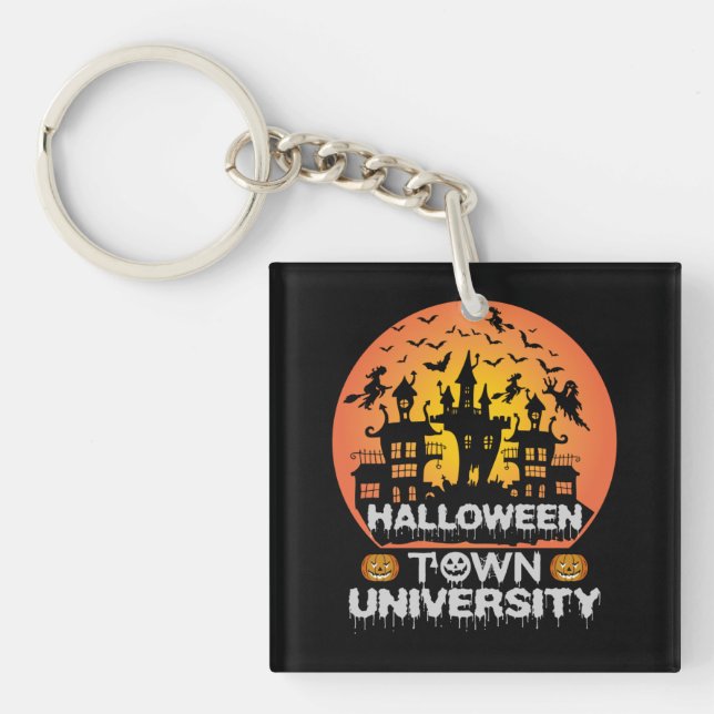 Halloween Town University Key Ring (Front)