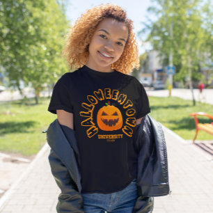 Halloween Town University Pumpkin Face T-Shirt