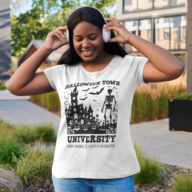 Halloween Town University – Spooky Skeleton T-Shirt (Halloween Town University – Spooky Skeleton T-Shirt)