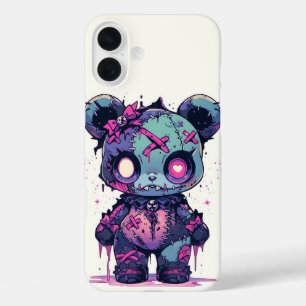 Halloween Toy Teddy Bear iPhone 16 Plus Case