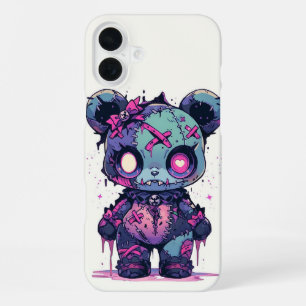 Halloween Toy Teddy Bear iPhone 16 Plus Case