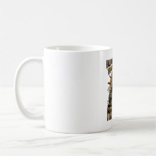 Halloween Tractor Shirt Funny Farm Witch Ride Desi Coffee Mug