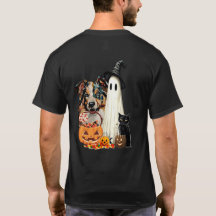 Halloween Treat Australian Shepherd T shirt