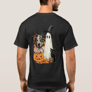 Halloween Treat Australian Shepherd T shirt