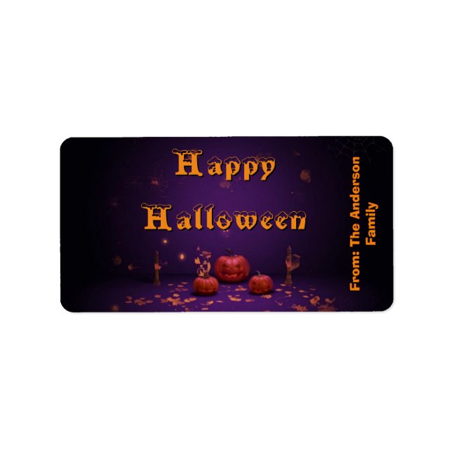 Halloween Treat Bag Label (Front)