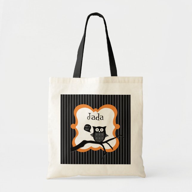 Halloween Treat Bag - Personalized Customizable (Front)