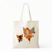 Halloween Treat Candy Fairy Gift Tote Bag