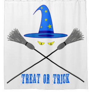 Halloween Treat Or Trick Shower Curtain