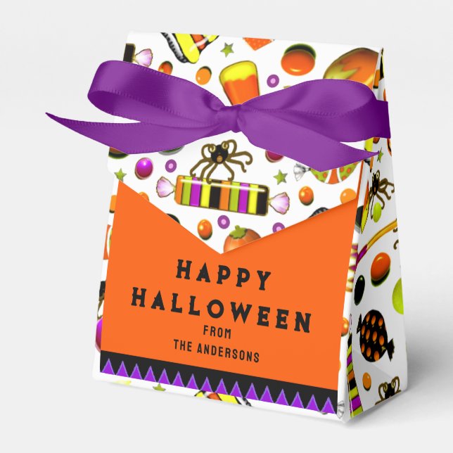 Halloween Treats Favour Box (Front Side)