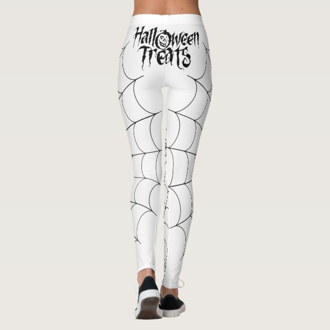 Halloween Treats, Spiders and Web Leggings (Back)