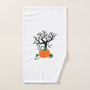 Halloween tree Fall Shirts Halloween Sweatshirt Hand Towel