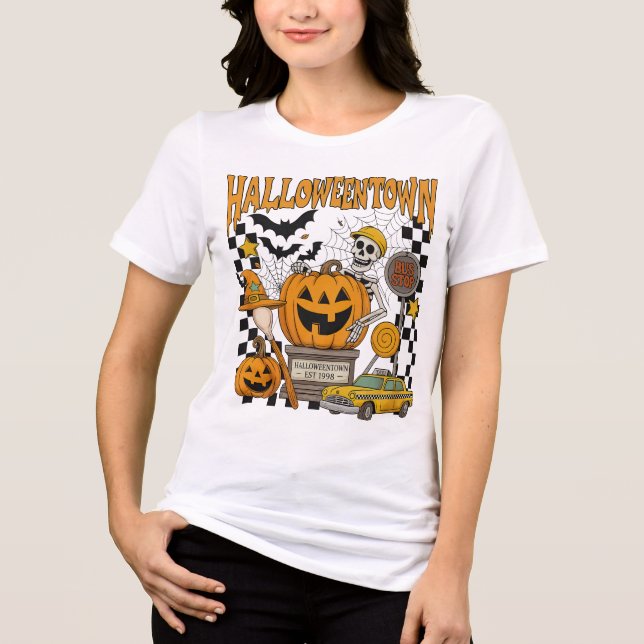 Halloween  Tri-Blend shirt (Front)