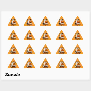 Halloween Triangle Sticker
